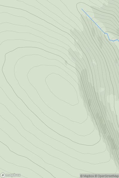 Thumbnail image for An Cabar [The Fannaichs] [NH108604] showing contour plot for surrounding peak